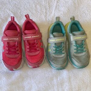 Under Armour Kids' Sneakers - Red and Teal